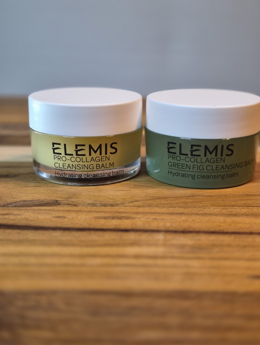 ELEMIS Pro-Collagen Cleansing Balm Duo: Original & Fig, 20g x2 (Travel Size) New
